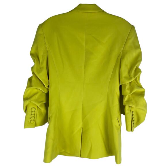 Cinq a Sept Kris Double Breasted Blazer Jacket Pineapple Yellow  Size 2 - Picture 7 of 10